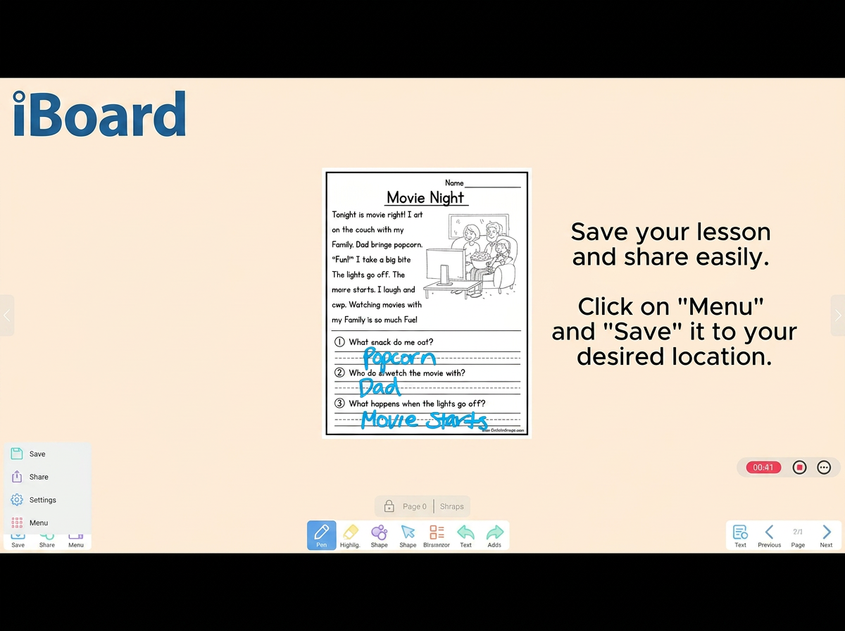 Save & Share Files Easily
